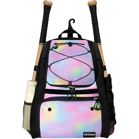 Youth Softball Bat Bag for Girls | Softball and Baseball Equipment Bag...