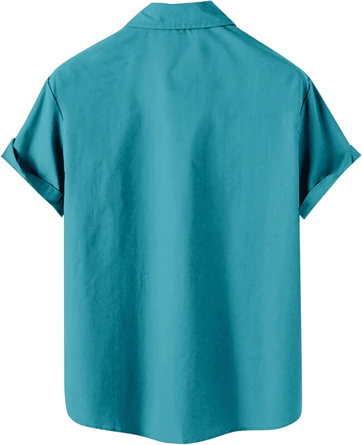 Men’s Hawaiian Shirt Western Cowboy Symmetrical Print Short Sleeve Button Down Casual Beach Holiday Summer Shirt - Image 4