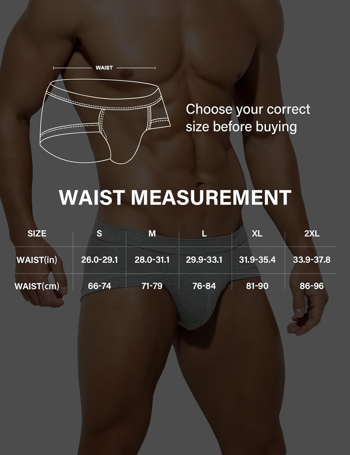 Arjen Kroos Men's Sexy Briefs Underwear Breathable Modal Boxer Trunks Underpants - Image 7