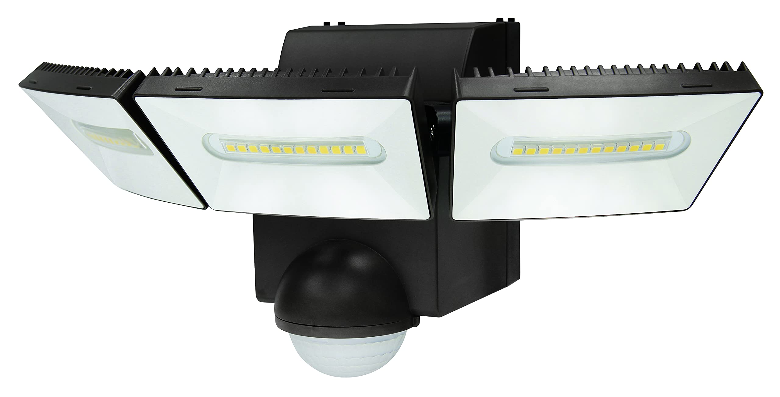 IQ Group Batterie LED Strahler, moderne Außenleuchte mit 180 Grad Bewegungsmelder, Lampe IP44 für Außen/Innen, hochwertige Marken LED´s, 1200 Lumen Sicherheitsleuchte