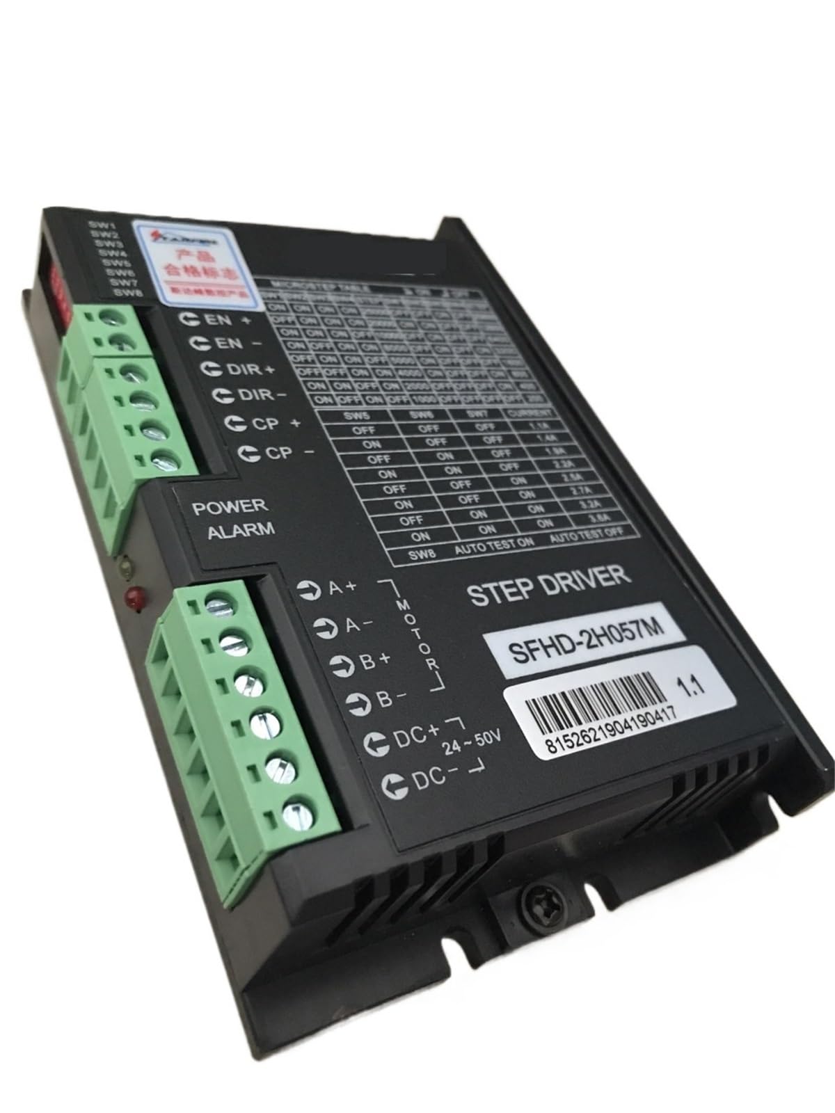 Driver stepper SFHD-2H057M commande de moteur pas à pas découpe