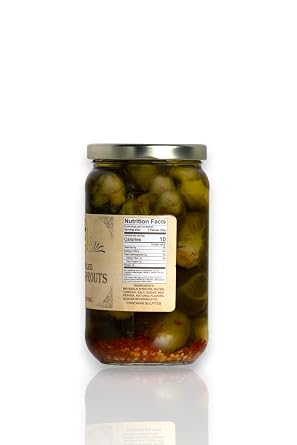 Buc-ee's Pickles - Pickled Garlic, Okra, Green Beans, Beets Brussel Sprouts, Asparagus, Quail Eggs and More (Spicy Pickled Brussels Sprouts)