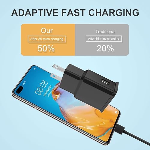 Miniatura 3 de Cargador de teléfono Android, cargador tipo C de carga rápida con cable de 5 pies para Samsung Galaxy S23S23