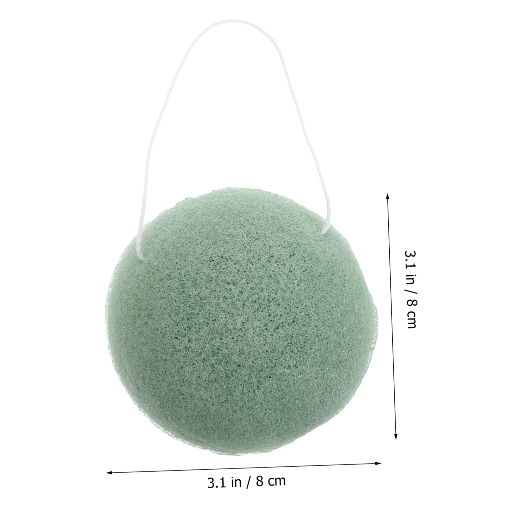 VICASKY 6Pcs Reusable Sponges Natural Facial Cleansing Exfoliating Gentle Skin Massage Makeup Removal Premium Water Absorbent Beauty Tool for Daily Use