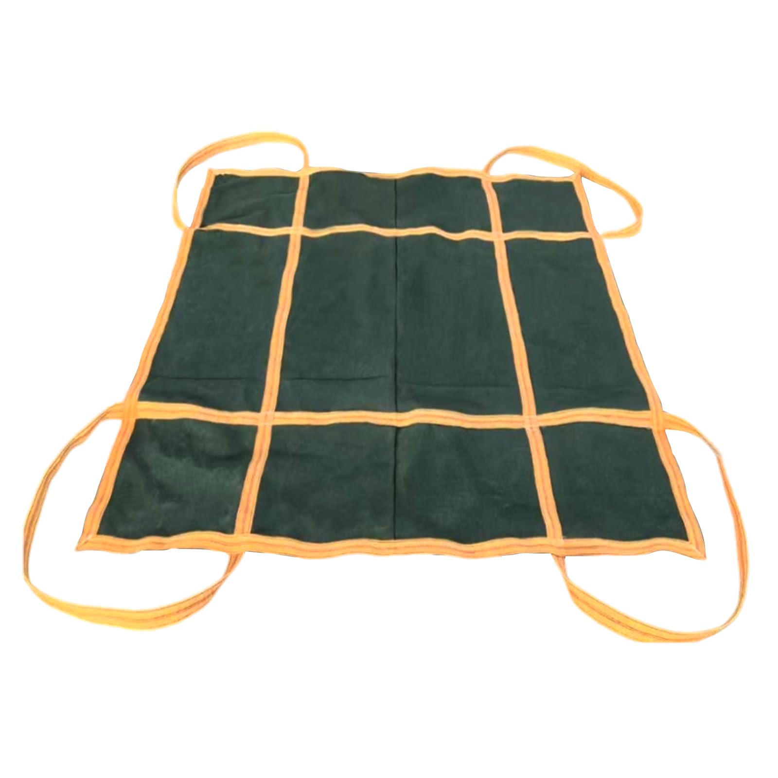 Hängendes Hebenetz 150 x 150cm, Leinwand Frachtnetz mit verstärkten Griffen, Ladung Hängendes Net, Hebeschlingennetz, Hebetuch für Bauarbeiten Transportieren, Heben und Entladen