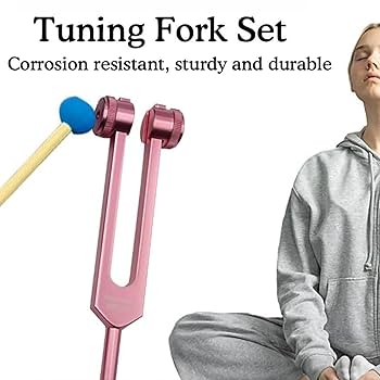 Amazon.co.jp: 音叉セット、楽器治療用音叉アルミニウム合金8本