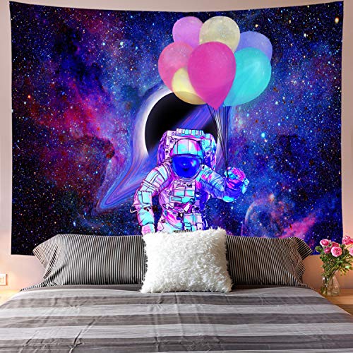 Galoker Space Tapestry Astronaut Tapestry Galaxy Tapestry Spaceman Astronaut Starry Art Print Wall