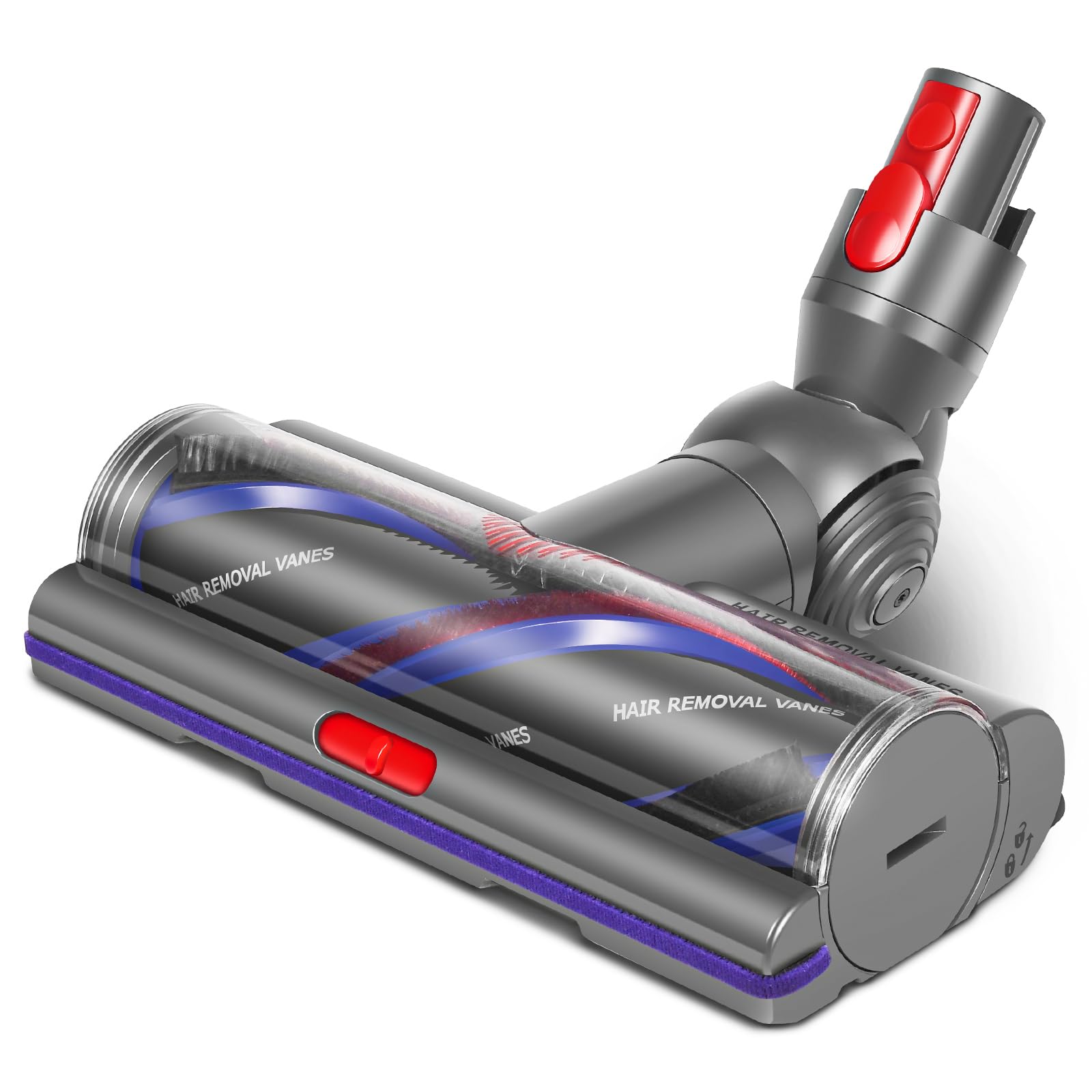 V8 V11 Tête de Brosse pour Dyson V8 V10 V11 V7 V15 SV10 SV11 SV12 SV14 | Brosse Nettoyage Electrique Brosse Motorisée pour Dyson Motorhead Rechange Pièces Détachées Sols Tapis Durs Anti-emmêlement