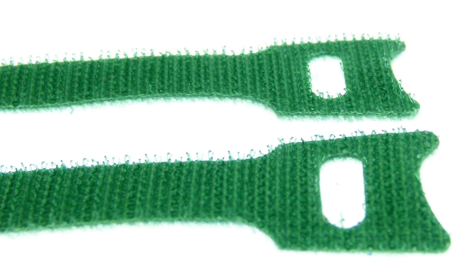 200 x Klettkabelbinder 300 x 28 mm Grün - Klett Kabelbinder Kabel-Klettband - Wiederverschliessbar/Wiederverwendbar (200, 300 x 28 mm Grün)
