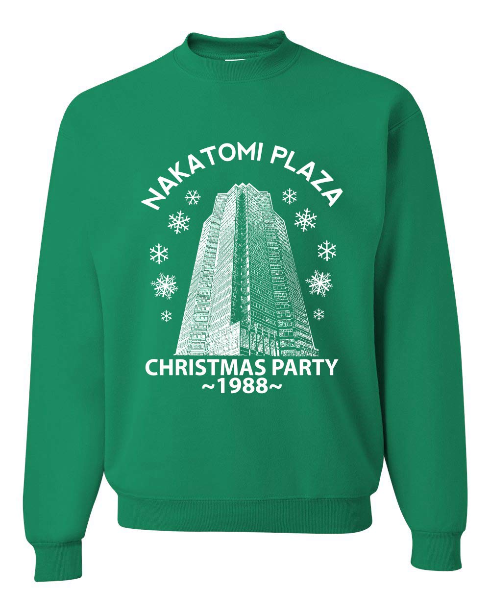Nakatomi Plaza Christmas Party 1988 Classic McClane Die Hard Ugly Christmas Sweater Unisex Crewneck Graphic Sweatshirt