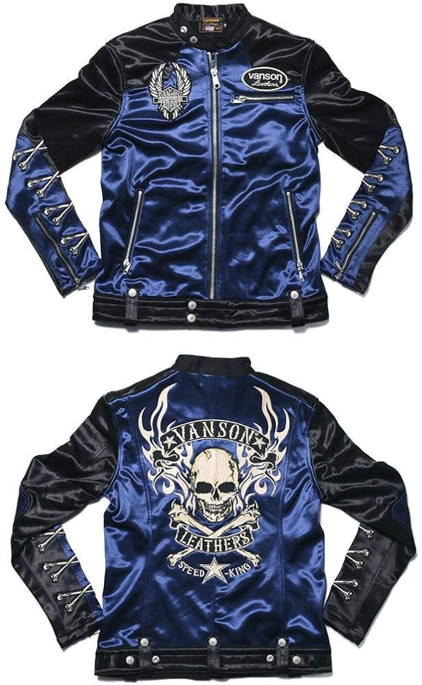 Amazon | [バンソン] 【当店別注】 ライダース フライングファイアー