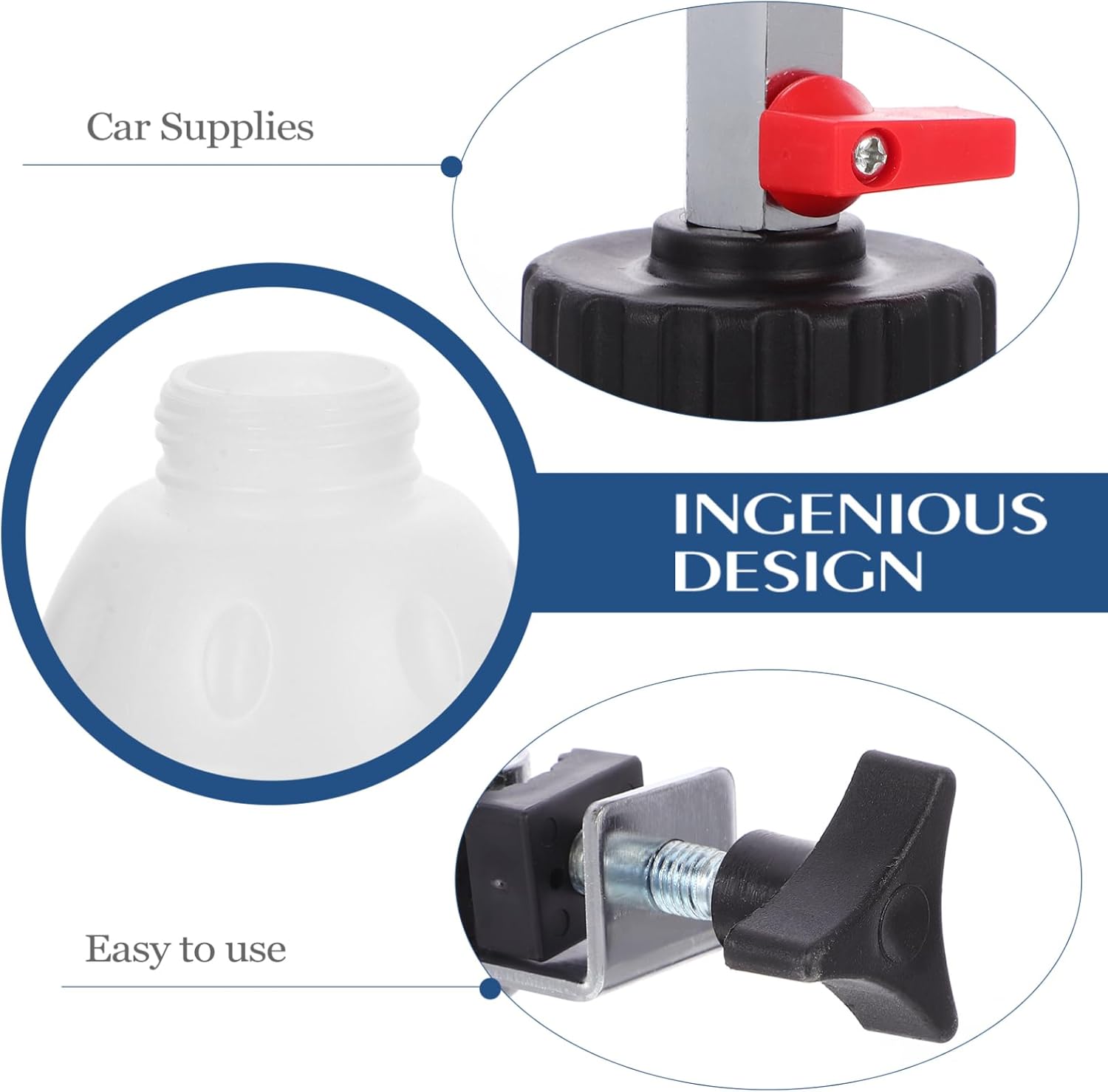 1L Brake Fluid Changing Pot Auto Brake Fluid Suction Device for Car Maintenance Replacement Tool