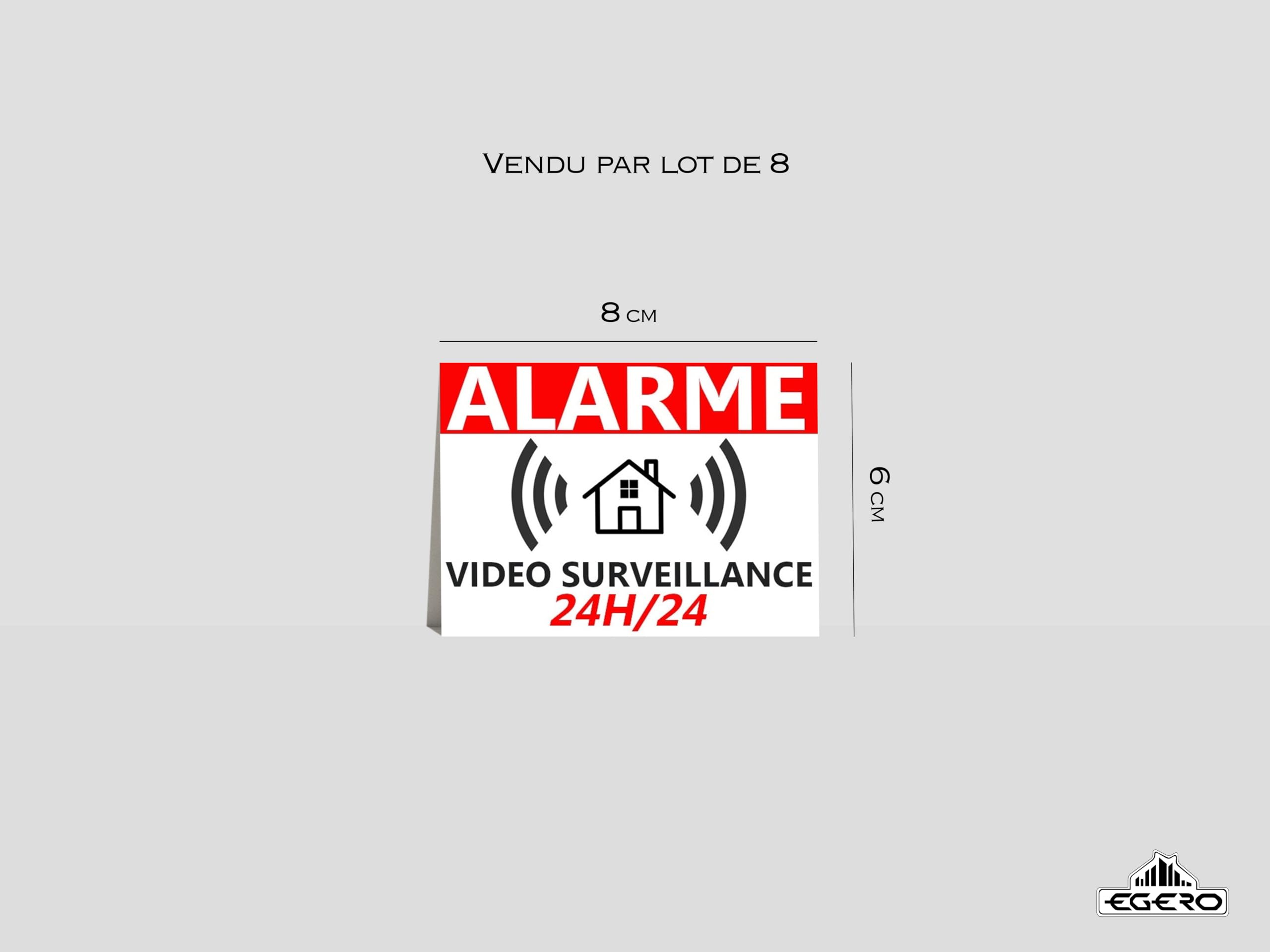 Adesivi Attenzione Video Sorveglianza 98x98 Mm – 5 Lingue, PVC Lucido, Per Interni/Esterni (5 Pezzi) - 3