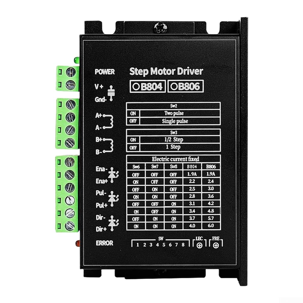 Controlador de motor paso a paso 80 V para motores NEMA 17 23 para motores paso a paso