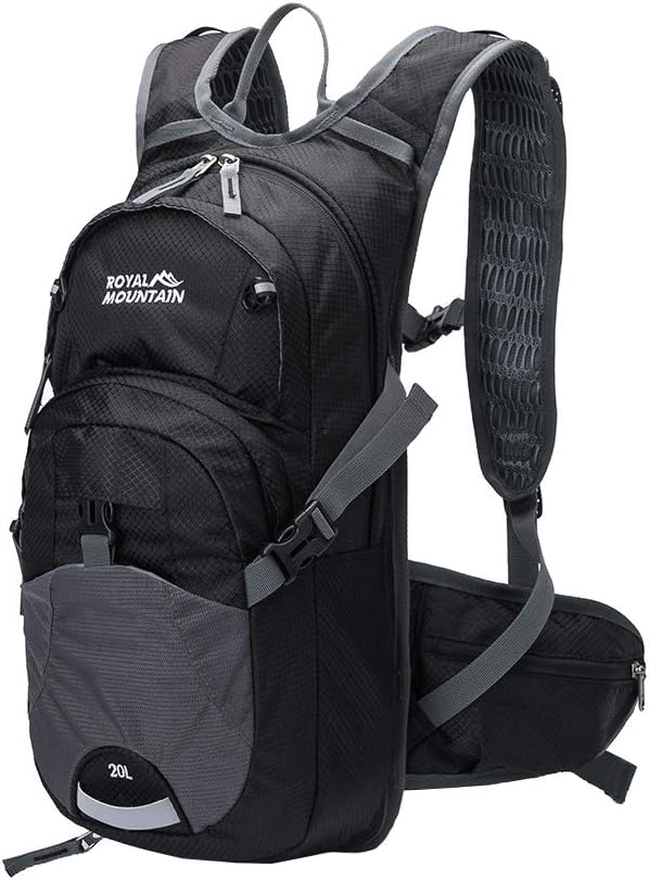 ROYAL MOUNTAIN 20L Hydration Pack, Water-Resistant and Lightweight Cycling Backpack for Short Day Commute Cycling Mountain Biking
