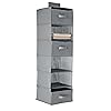 Amazon Basics 6-Tier Hanging Shelf Closet Storage Organizer with Removable Drawers