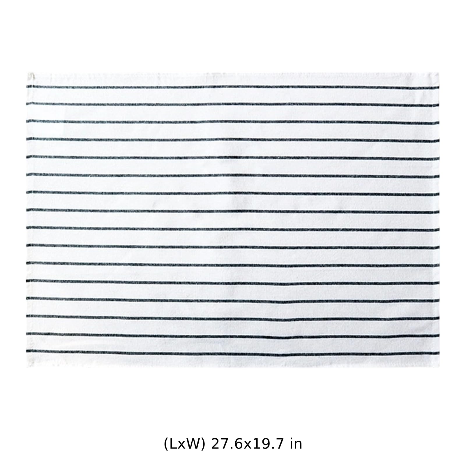 Lot de 4 torchons de Cuisine à Rayures, en Coton Pur, Noir et Blanc, Tissage Teint en Fil Absorbant, pour sécher la Vaisselle, Cuisiner, Nettoyer, Cadeau Pratique pour la Maison