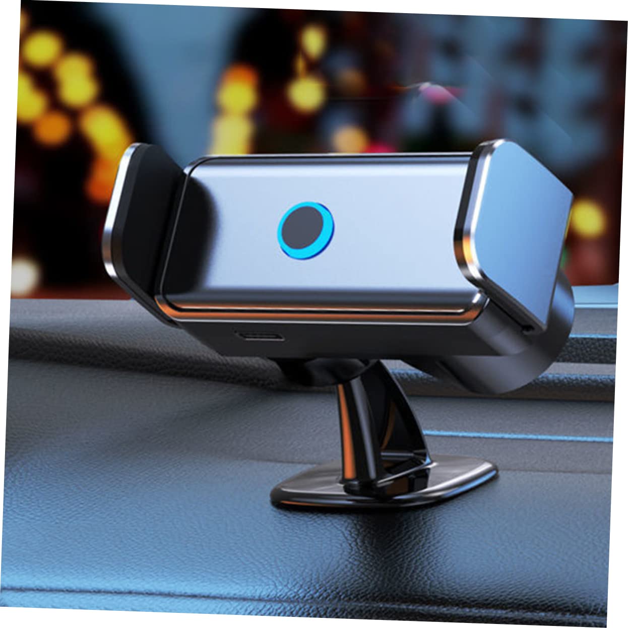Supporto Telefono Auto, Supporto Telefono Girevole, Ventosa Stabile, ABS e Lega di Alluminio, per Auto