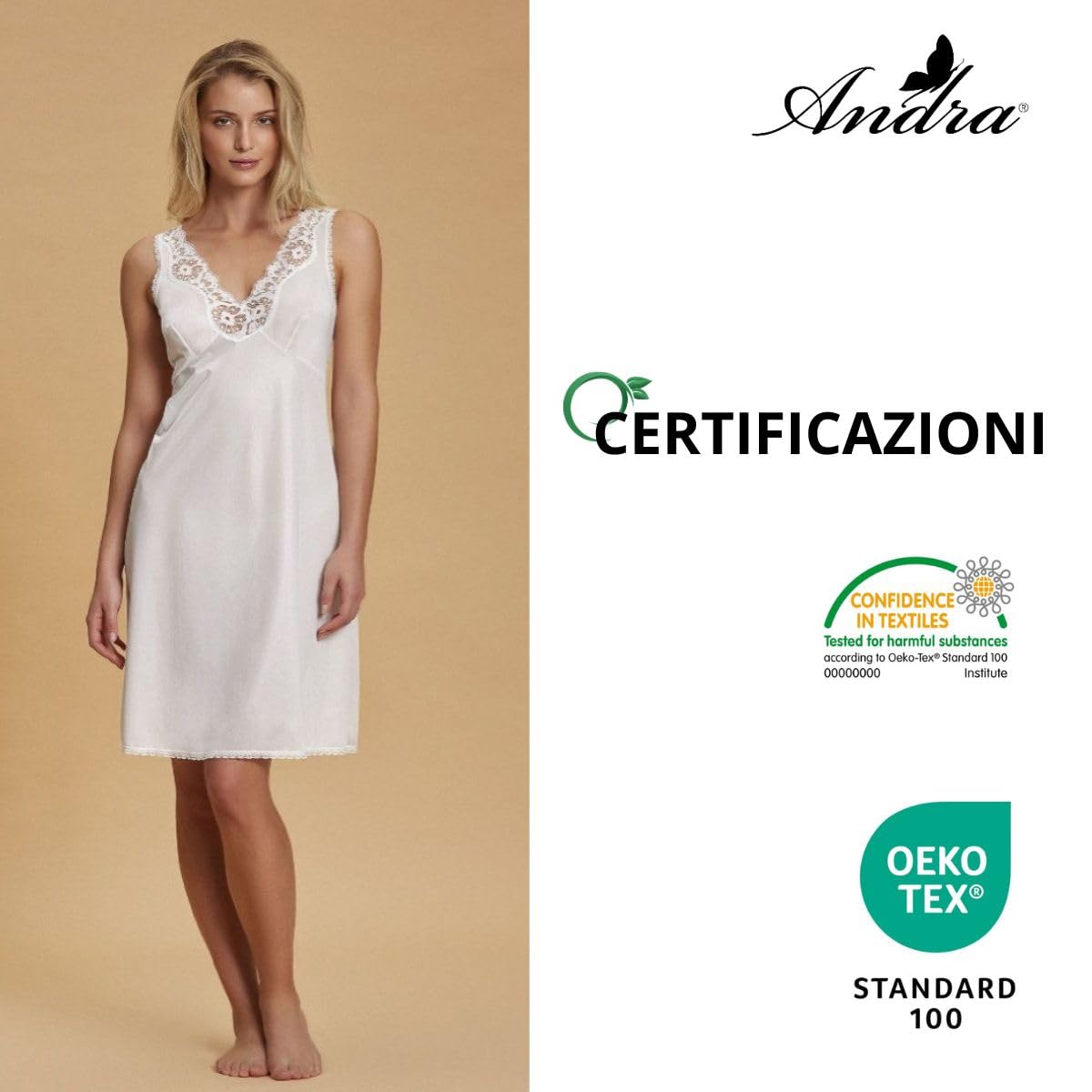 SOTTOVESTE SPALLA LARGA ART84TF ANDRA BASICLINE
