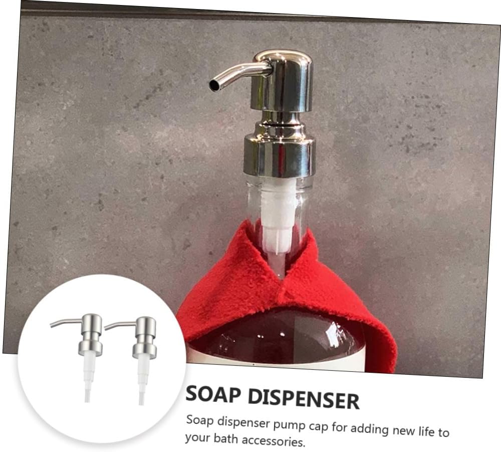4pcs Replacement Lotion Dispenser Pump Ergonomic Press Nozzle for Soap and Hand Bottles for Kitchen and Bathroom Use