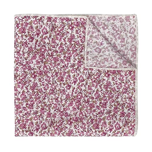 Image of Kebocis Men's Floral Pocket Square Handkerchief for Men