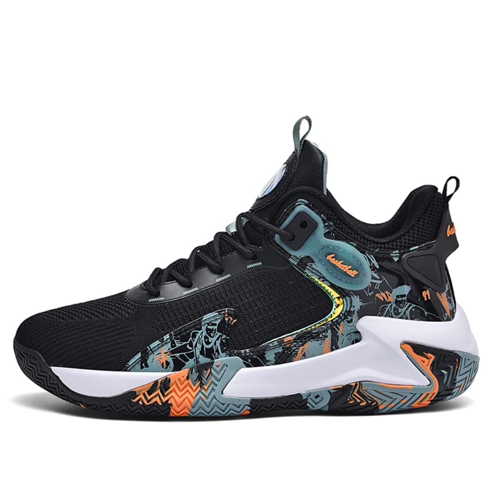 Zapatos de Baloncesto de Alto Rendimiento: Parte Superior de Malla, Suela Ondulada de Color Verde neón, amortiguación Ligera | Entrena y domina en Cualquier cancha