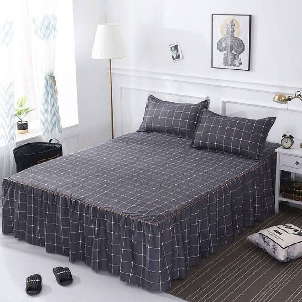 Couvre-lit en coton 150x200 pour cacher le sommier et protéger votre literie