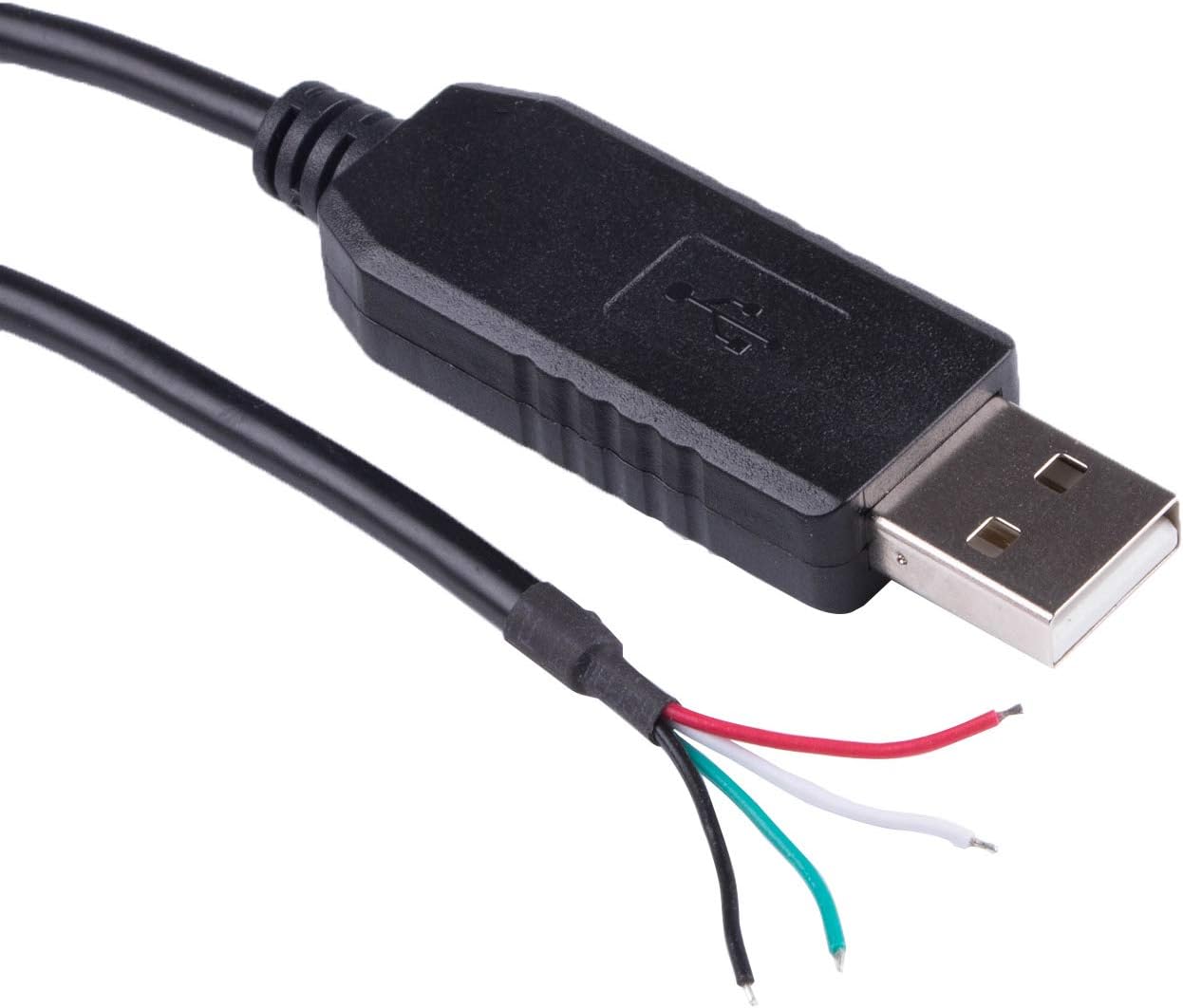 USB to RS485 Serial Cable FT232RNL Chipset Data Adapter Converter Cable Compatible for USB-RS485-WE-1800-BT Support Win7 8 10 XP Android Mac Linux (Black USB Housing)