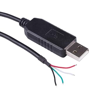 USB to RS485 Serial Cable FT232RNL Chipset Data Adapter Converter Cable Compatible for USB-RS485-WE-1800-BT Support Win7 8 10 XP Android Mac Linux Black USB Housing