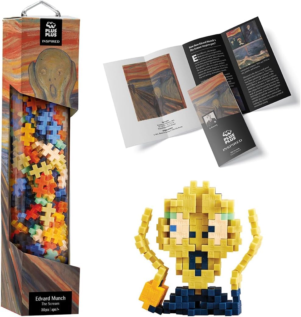 PLUS PLUS Inspired - Munch, The Scream, 350 pieces