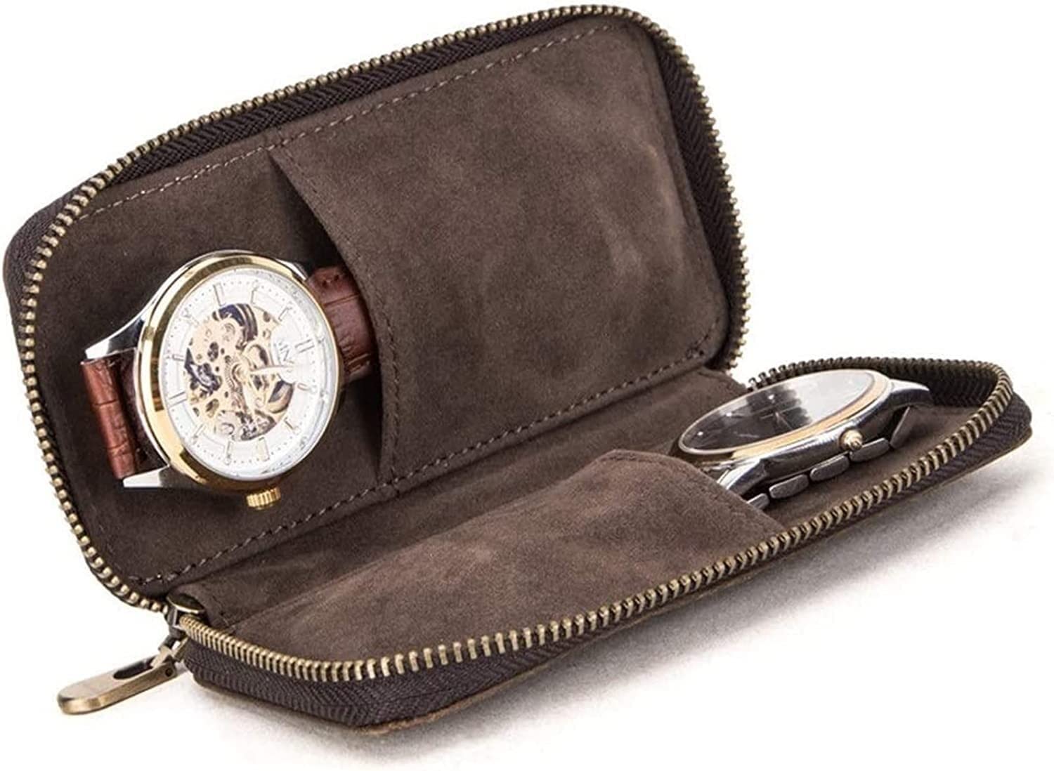 Retro Fashion Watch Dumb Couple Watch Storage Box Can Carry Anywhere