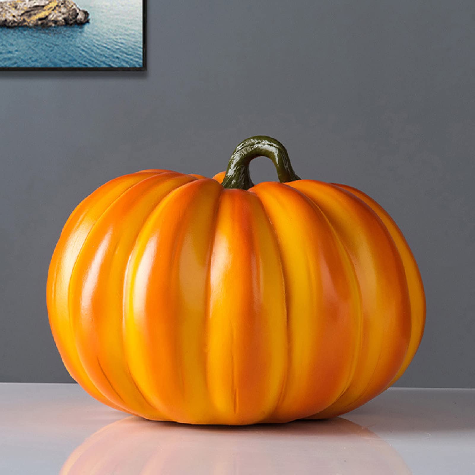 Centre De Table Citrouille D'automne : Décoration De Table Basse De Ferme, Orange Ou Blanc - France