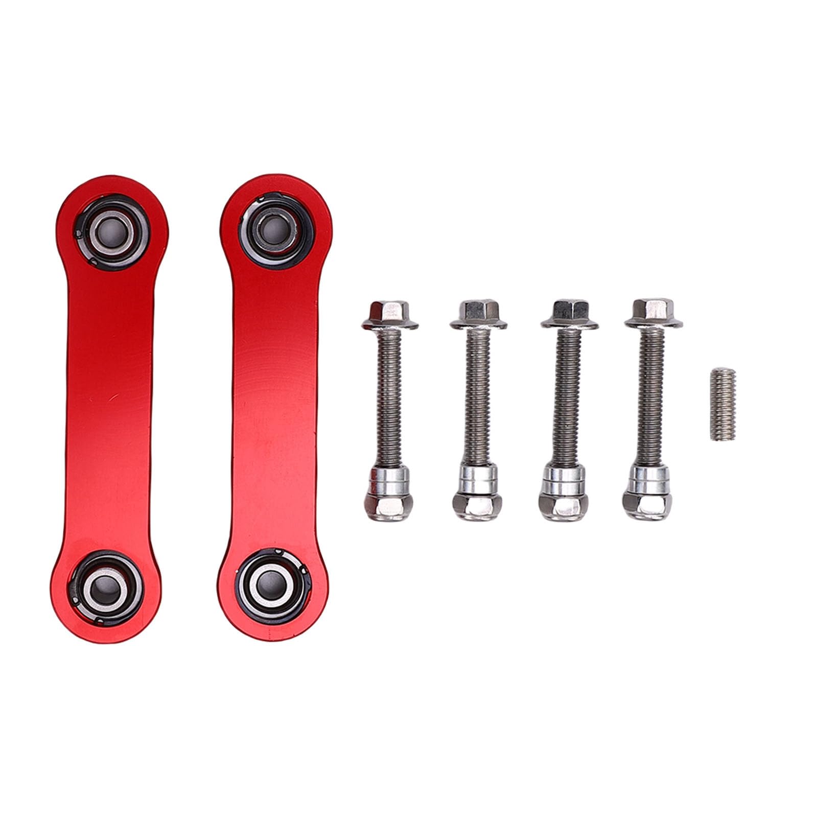 CHICIRIS Biellette de Barre Stabilisatrice Stable, en Alliage D'aluminium Haute Résistance, pour Moto Ryker 600 900 Rally Sport (rouge)