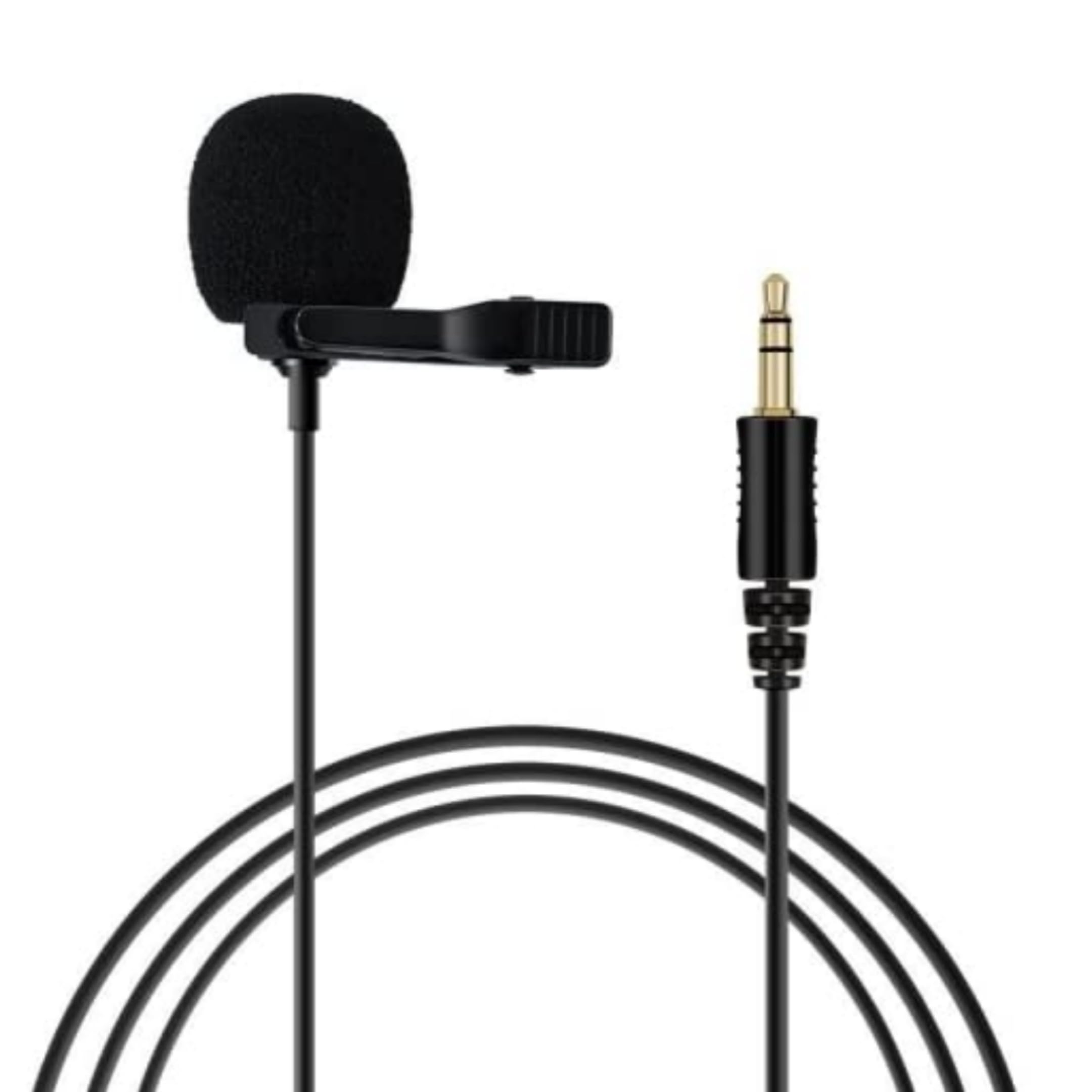 AGD Lavalier Lapel Microphone Kit - Clip-on Omnidirectional Condenser Lav Mic Compatible With IPhone, IPad, GoPro, DSLR, Camcorder, Zoom Audio Recorder, PC, MacBook, Android, PS4