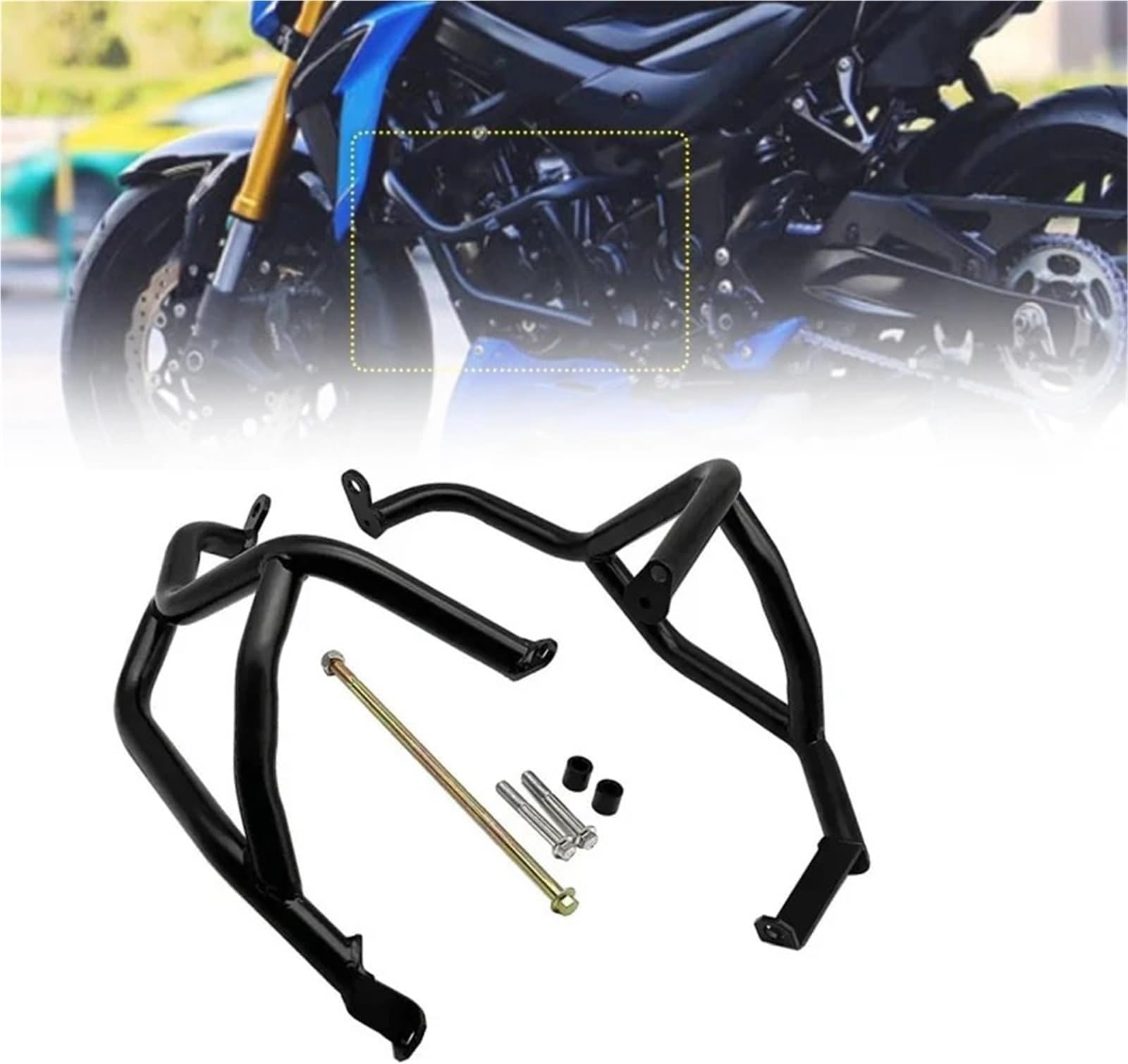 Barre di protezione motociclette Per Suzuki Per GSX-S750 Per GSXS 750 Per GSX-S 2022-2017 Protezione Motore Barra Di Telaio Paraurti Anticaduta Moto