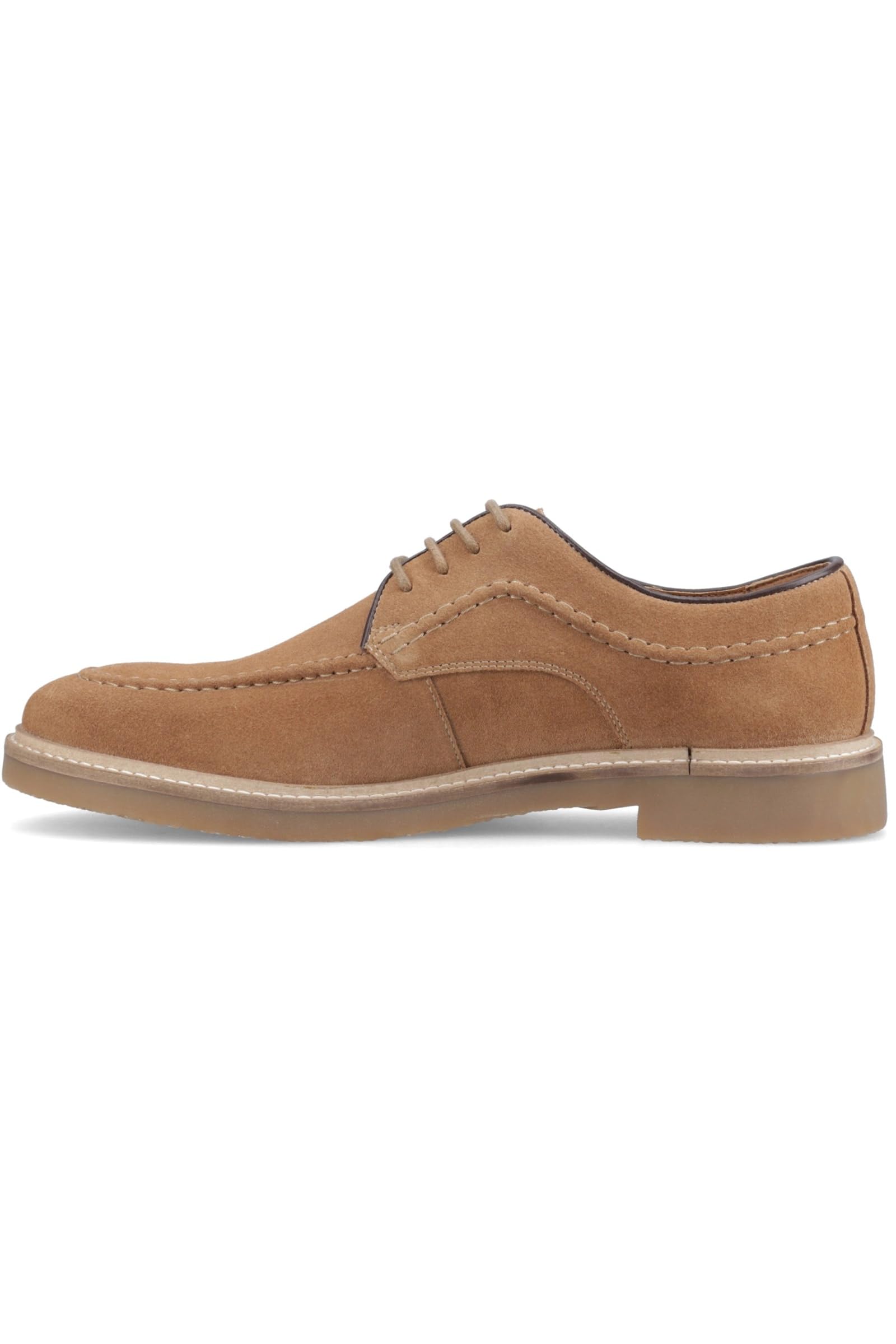 Hush Puppies Men's Taupe Suede Genny Lace Up Shoes Colour: : Size 6