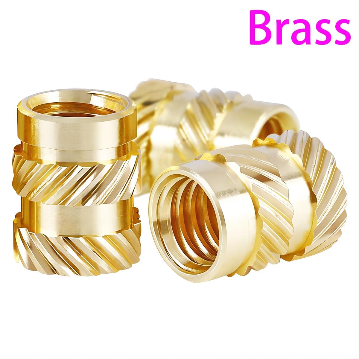 JAYZUUM 300 INSERTI Filettati M2 M2.5 M3 M4 M5 M6 In Ottone Dado Di Pr - Foto 3