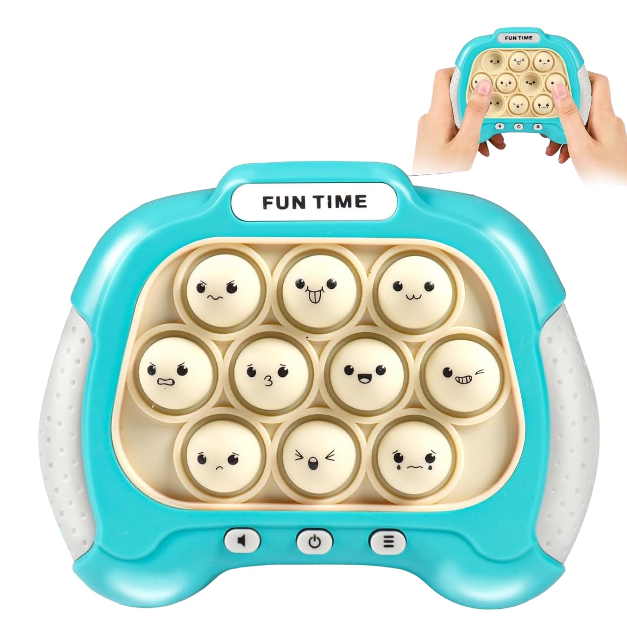 PoPo Toys Fast-Push-Bubble-Game for Kids & Adults [Pop Fidget Quick Push Game] [Handheld Fidget Game Toy] Gift for Boys & Girls Age 3-12 for Relaxation and Decompression