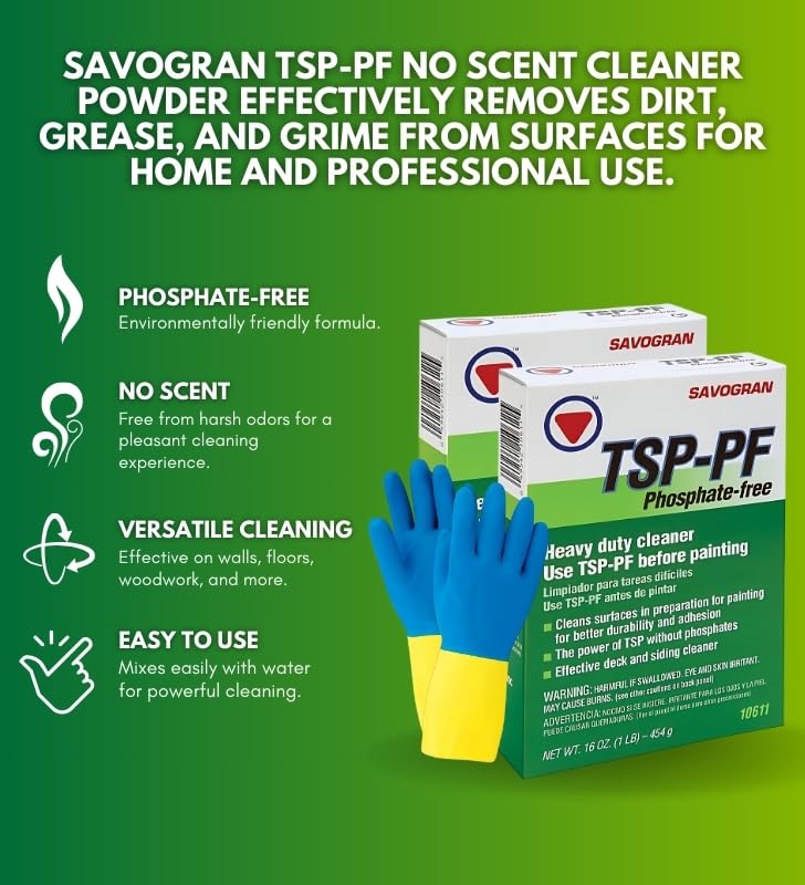 Amazon.com: TSP-PF All Purpose Cleaner Powder 16 oz Bundle with