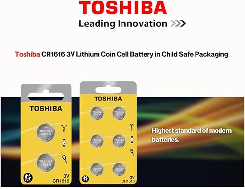 Miniatura 9 de Toshiba CR1616 - Pila de botón de litio (3 V)