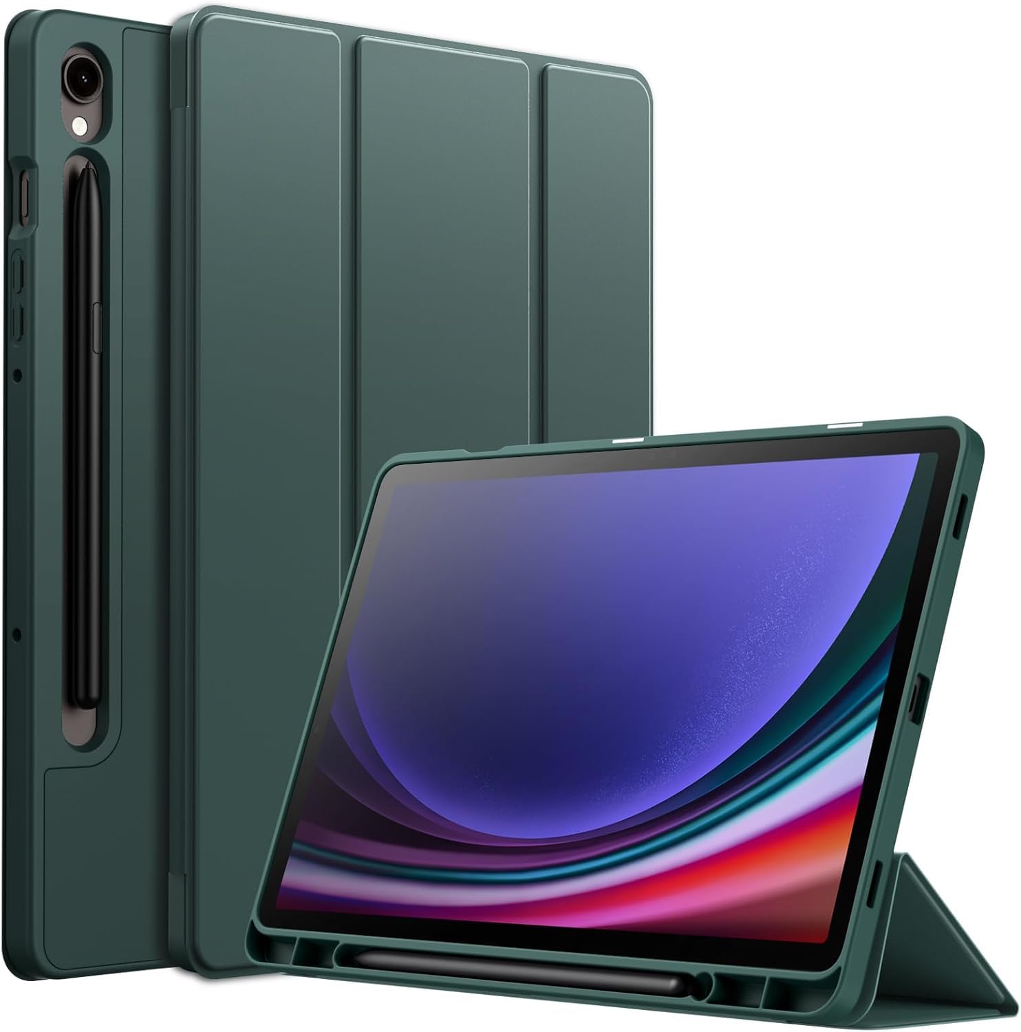 【美品】GALAXY Tab S9 SM-X710 ケース付き Oaky Smart Cover for Samsung Galaxy Tab S9 5G 11 inch [SM-X710, SM