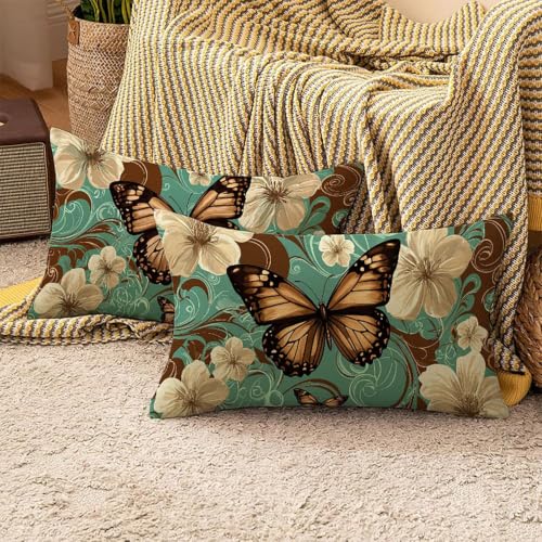 Coussins canapé lin 75x50cm taie d'oreiller extérieure imperméable - 5