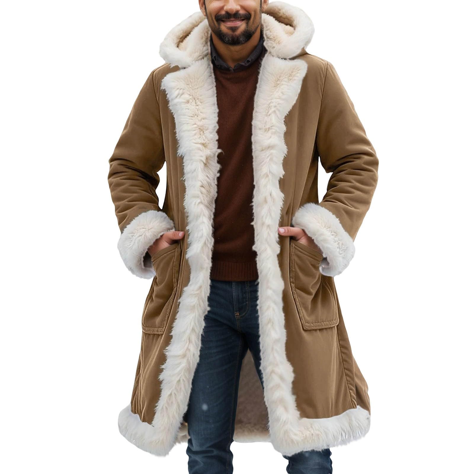 Chaqueta Hombre Traje Con Cremallera Chaqueta Deportiva Hombre Amplio Abrigo De Invierno Grueso Y Caliente Abrigo Casual Al Aire Libre