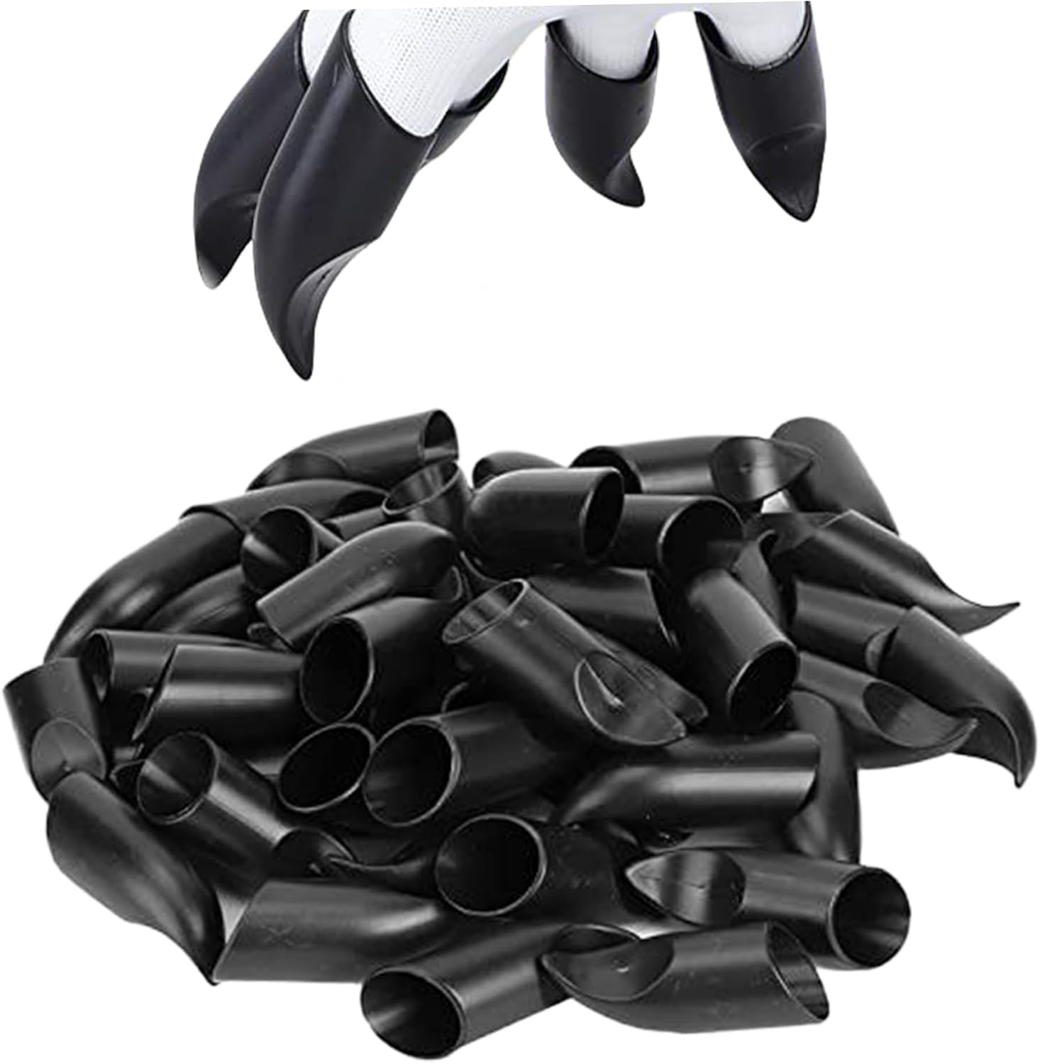 Safety Work Gloves, 50PCS Gardening Gloves for Women & Men Plastic Garden Gloves with Claws, Multi-functional Protective Claw Gloves for Digging, Planting and Weeding