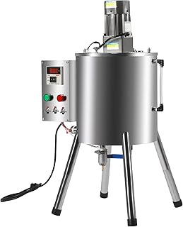 8Gal Heating Mixing Filling Machine, Stirring Tank Lipstick Paste Filler, Lipstick Candle Heat Filler for Dissolving and Filling Creams and Liquids in Daily Chemical, Food (8 Gal/30L)