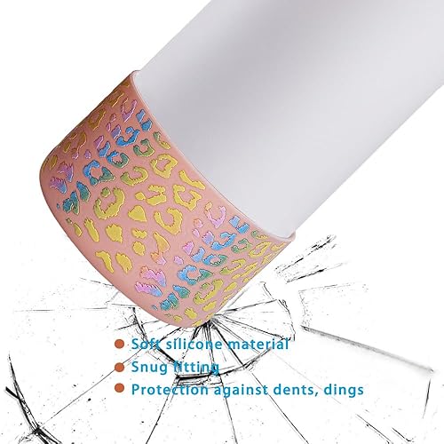 Miniatura 3 de WK IEASON 2 fundas protectoras de vaso para Stanley Quencher Adventure de 40 onzas y Stanley IceFlow de 20 onzas, 30 onzas y compatible con botella