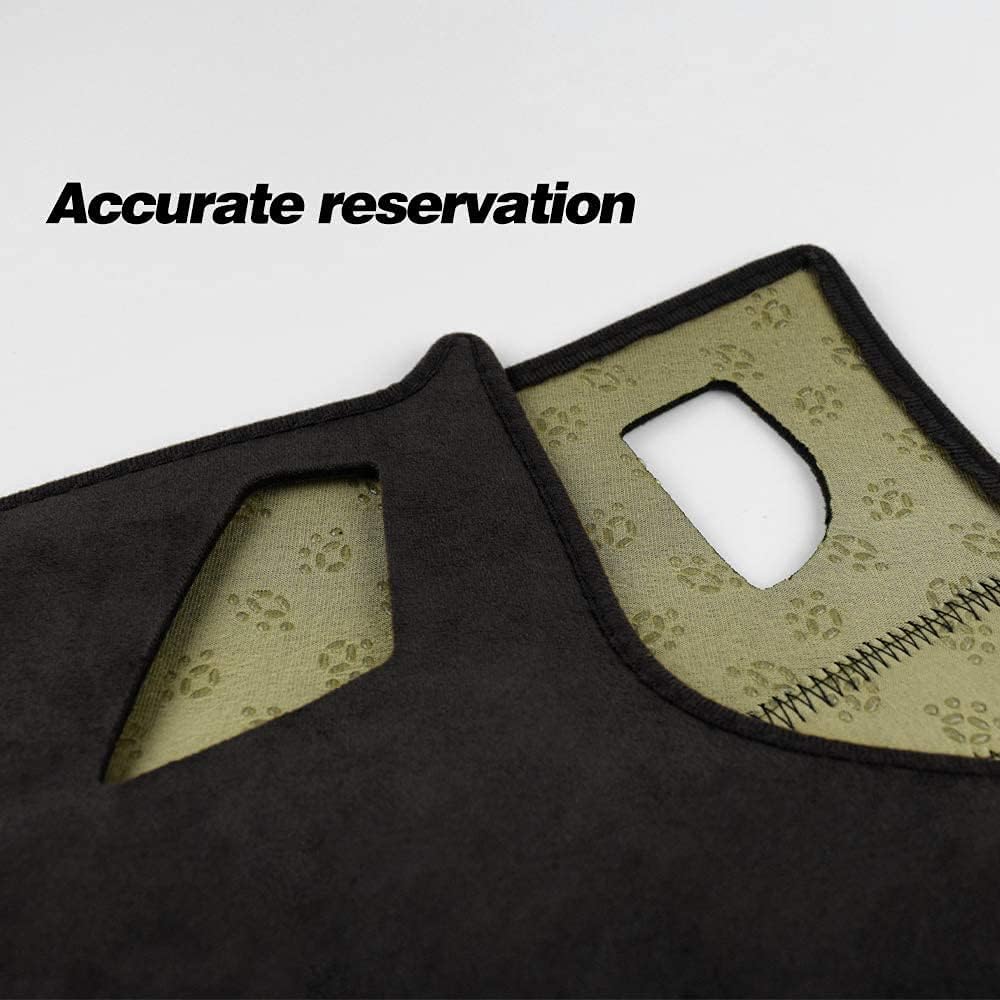 KUNGKIC Interior Dash Board Cover Mat Carpet for BMW F30 F31 F32 F33 F34 Accessories with Center Horn Flannel Black