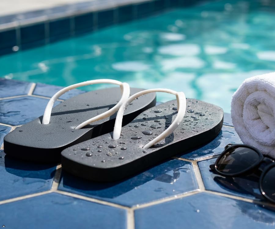 Image of Sweety's Women's Ultra Light Soft Rubber Slipper - Comfortable Durable Anti-Skid Flip Flops
