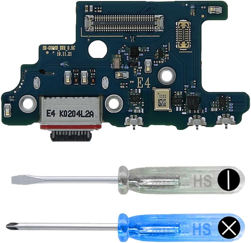 MMOBIEL Dock Connector Compatible with Samsung Galaxy S20 Plus SM-G985 / S20 Plus 5G SM-G986 - Charging Port - Headphone Port/Microphone Replacement - Type C - Incl. Screwdrivers