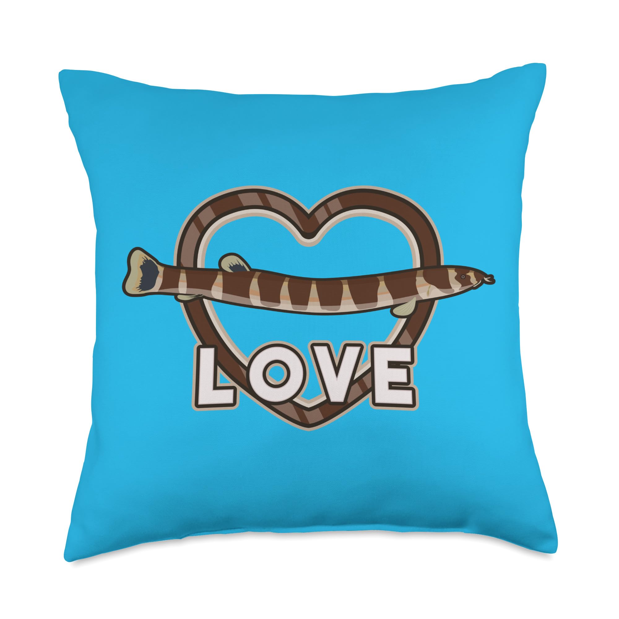 Kuhli Loach Aquarium Aquarist Throw Pillow